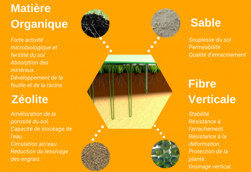 The RAOUL-BARRIÈRE stadium in Béziers: Irrigation of a hybrid grass football pitch