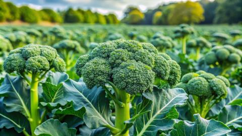 brocoli, drip Irrigation