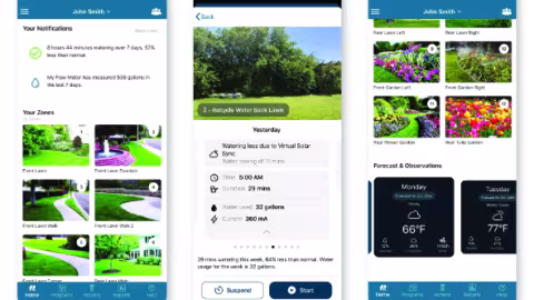 Nouvelle application Hydrawise™ de Hunter : plus de données, une meilleure expérience. 