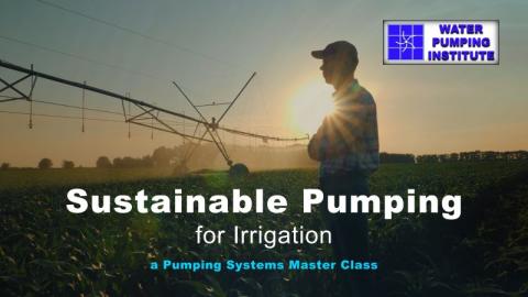 Sustainable Pumping for Irrigation online course 