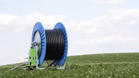 The hose reels require very high quality PE products