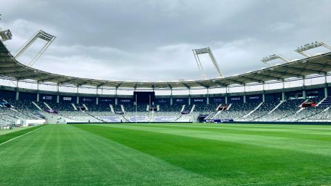 New turf and new irrigation system for the Toulouse stadium