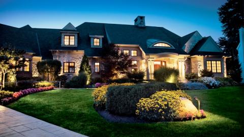 The addition of residential landscape lighting also provides safety, security and peace of mind during evening hours