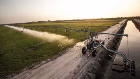 Irrigation with linear move machines