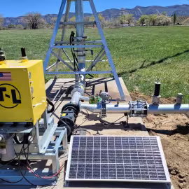 Les pivots TL entraînés hydrauliquement et l’irrigation en montagne