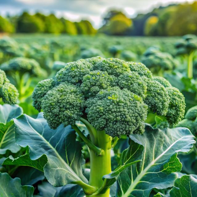 brocoli, drip Irrigation
