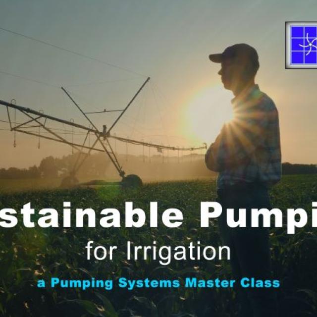 Sustainable Pumping for Irrigation online course 